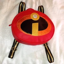 The Incredibles 2 Her Universe Hot Topic Pixar Logo Backpack 11" by 9"