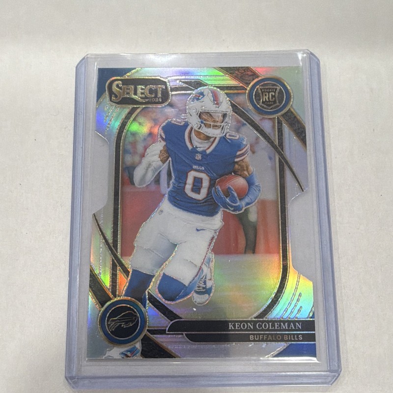 Panini 2025 Parallel Select Keon Coleman Buffalo Bills Club Level Prizm RC #280