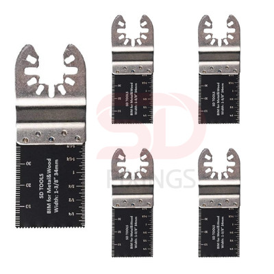 5er Pack Premium Bi-Metall oszillierendes Multitool Klinge Holz & Metall Cutter Säge