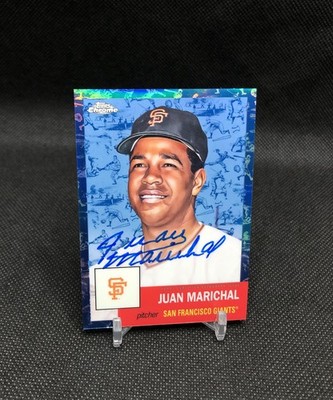 2022 Topps Chrome Platinum Anniversary Juan Marichal /99 ON CARD AUTO SP #CPA-JM