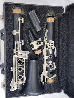 Vintage German-Made Bb Student Clarinet Unbranded w/ Case Tested and Works