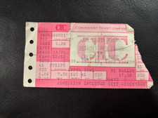 NHL HOF debut ticket Mike Vernon 1982 Ticket Stub Calgary  Detroit Red Wings