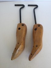 Lot Of Two Vintage Geo. E Belcher Stoughton Wooden Shoe Stretchers Both Size 2
