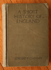 A Short History of England by Edward P. Cheyney 1919 Ginn & Co. ILLUSTRATED — photo 1