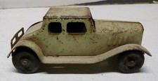 1920'S PRESSED STEEL TIN TOY COUPE CAR GIRARD BALLOON ANTIQUE AUTOMOBILE
