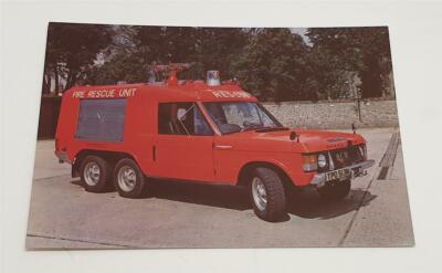 PENNINGTON Commando Rapid Intervention Vehicle, Fire Brigade Photo Postcard