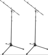  2 NEW On-Stage Stands MS9701TB Tripod Boom Mic Stand MAKE OFFER
