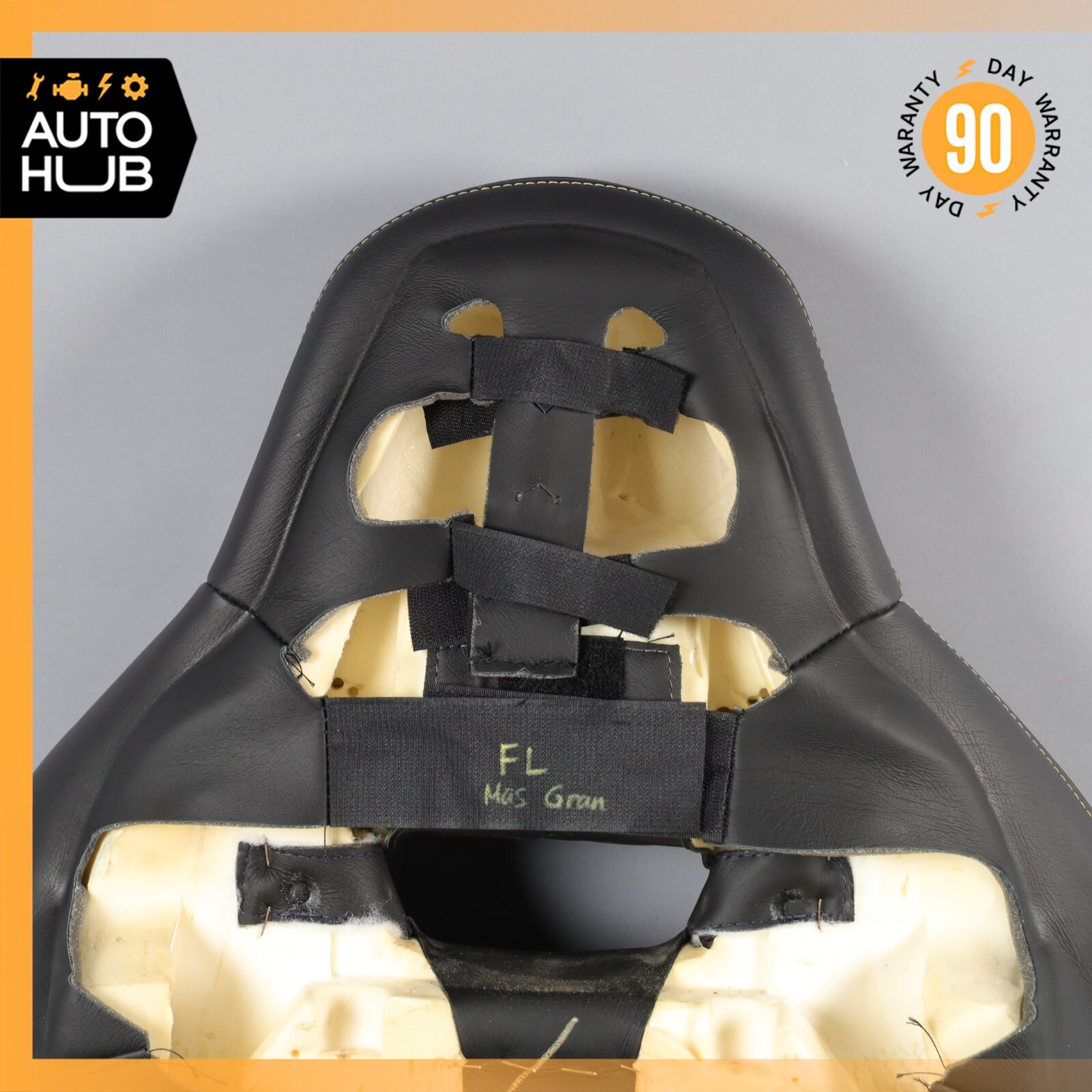 13-18 Maserati GranTurismo S M145 Front Left Top Upper Seat Cushion Black OEM