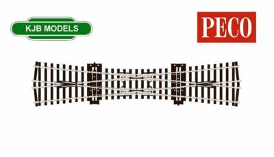 Peco SL-90 Doppelschlupf Insulfrog Weichen Kreuzung Code 100 Spur O Eisenbahn Gleis