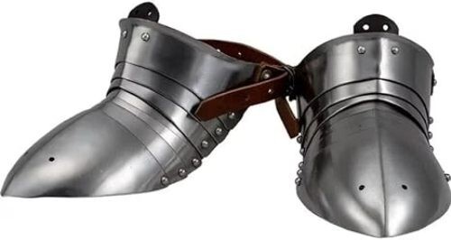 Scarpe medievali Sabaton in acciaio armatura - Foto 4 di 9