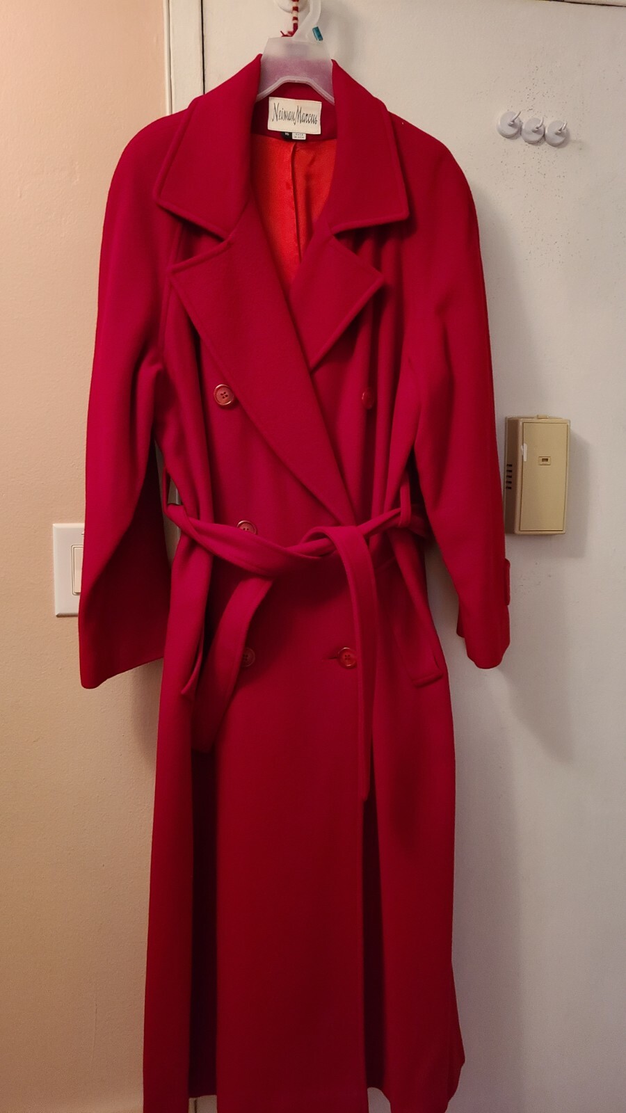 Cashmere Coat, Size 