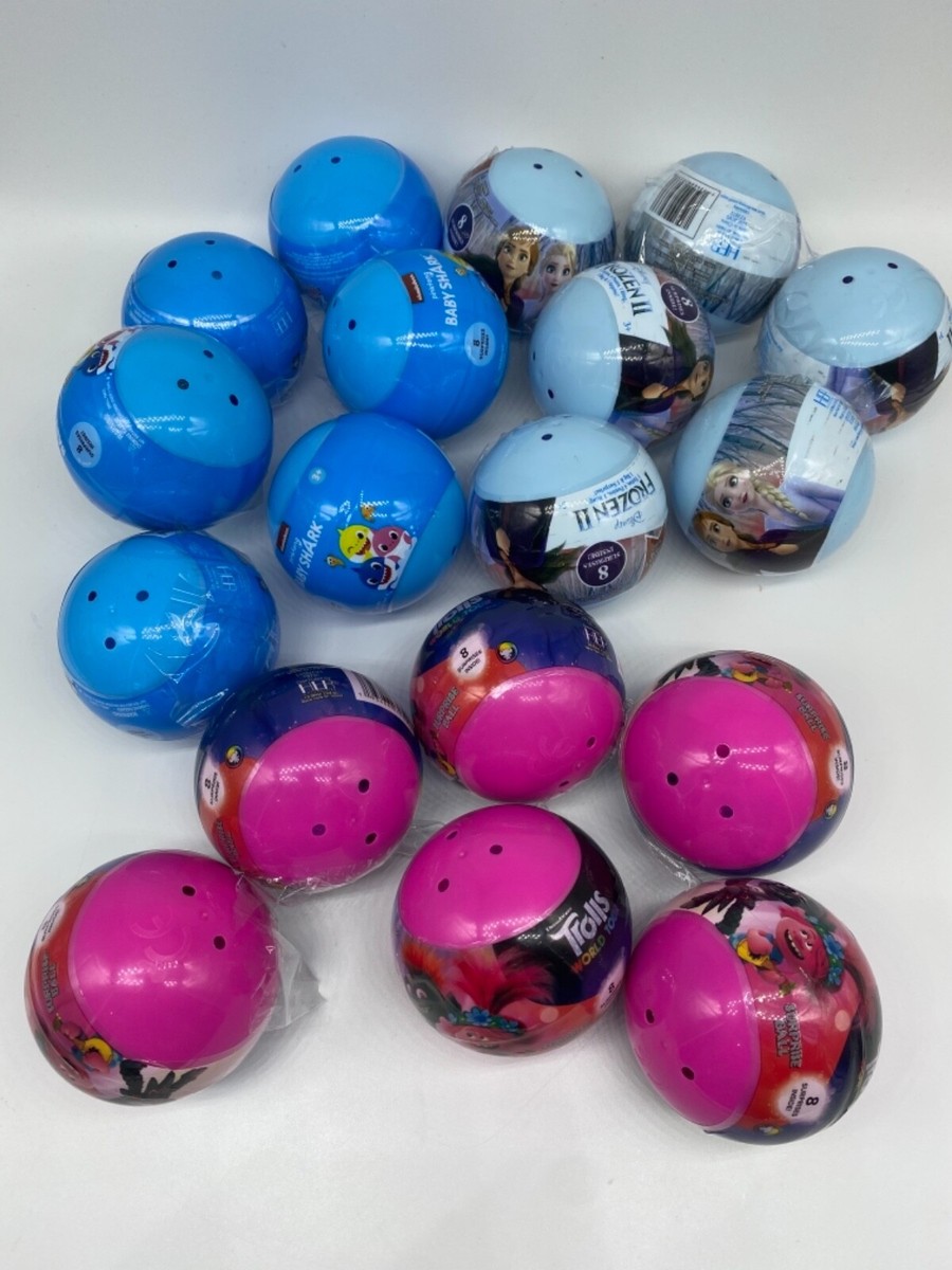 6pk) Surprise Balls YOU CHOOSE Trolls Frozen Shark Easter Egg