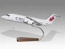BAe 146-200 Jumbolino Crossair Desk Wood Airplane New Model Small Scale 1/100