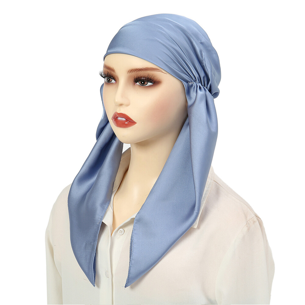 Womens Muslim Hijab Cancer Chemo Hat Turban Cap Cover Hair Loss Head Scarf Wrap eBay