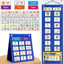 Visual Schedule for Kids Chore Chart, Morning Bedtime Routine Chart for Toddlers