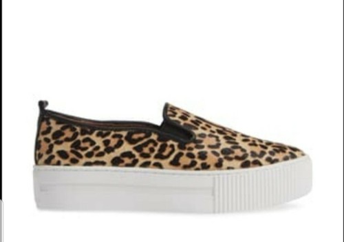 halogen leopard sneakers
