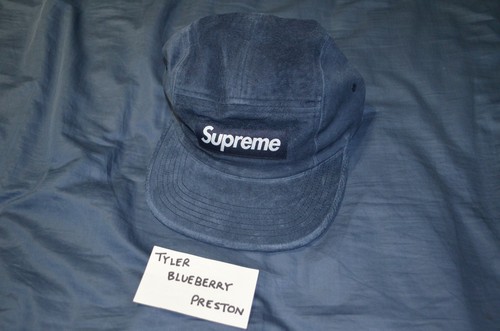 Supreme Suede Camp Cap Navy CDG Ali ss 