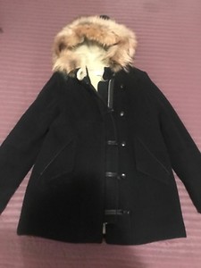 sandro fur jacket