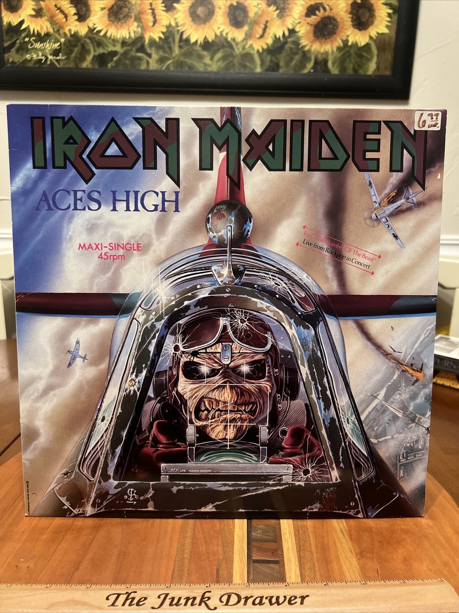 洋楽 IRON MAIDEN Aces High Maxi Single Iron Maiden – Aces