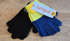  2 Pack CAT  JACK Kids' Gloves Black / Multicolored One Size