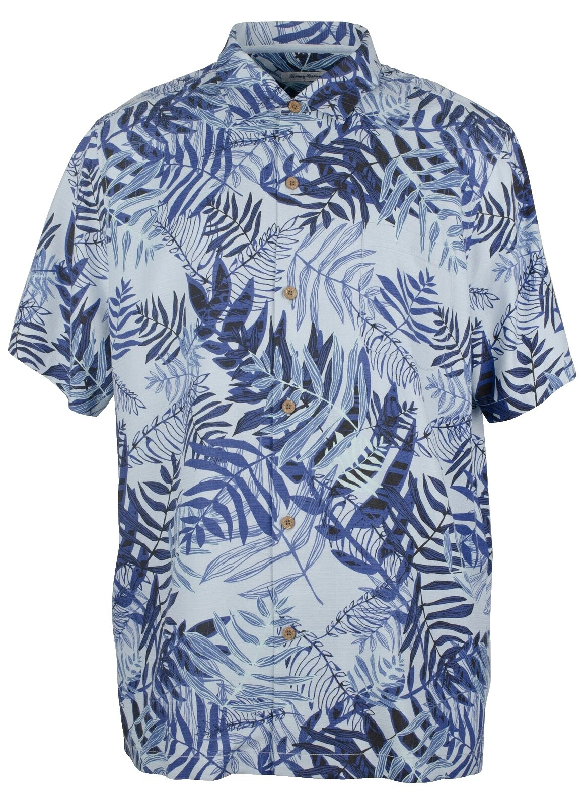 Cotton Short Sleeve Floral Casual Button-Down Shirts for Men