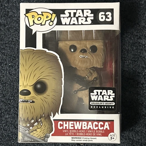 Funko Pop! Star Wars Smugglers Bounty EXCLUSIVE Chewbacca #63 NIB MINT