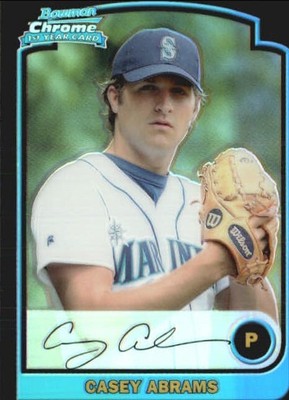 2003 (MARINERS) Bowman Chrome Draft Refractors #59 Casey Abrams