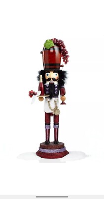 Kurt Adler 19'' Hollywood Wine Nutcracker - Beautiful!! New