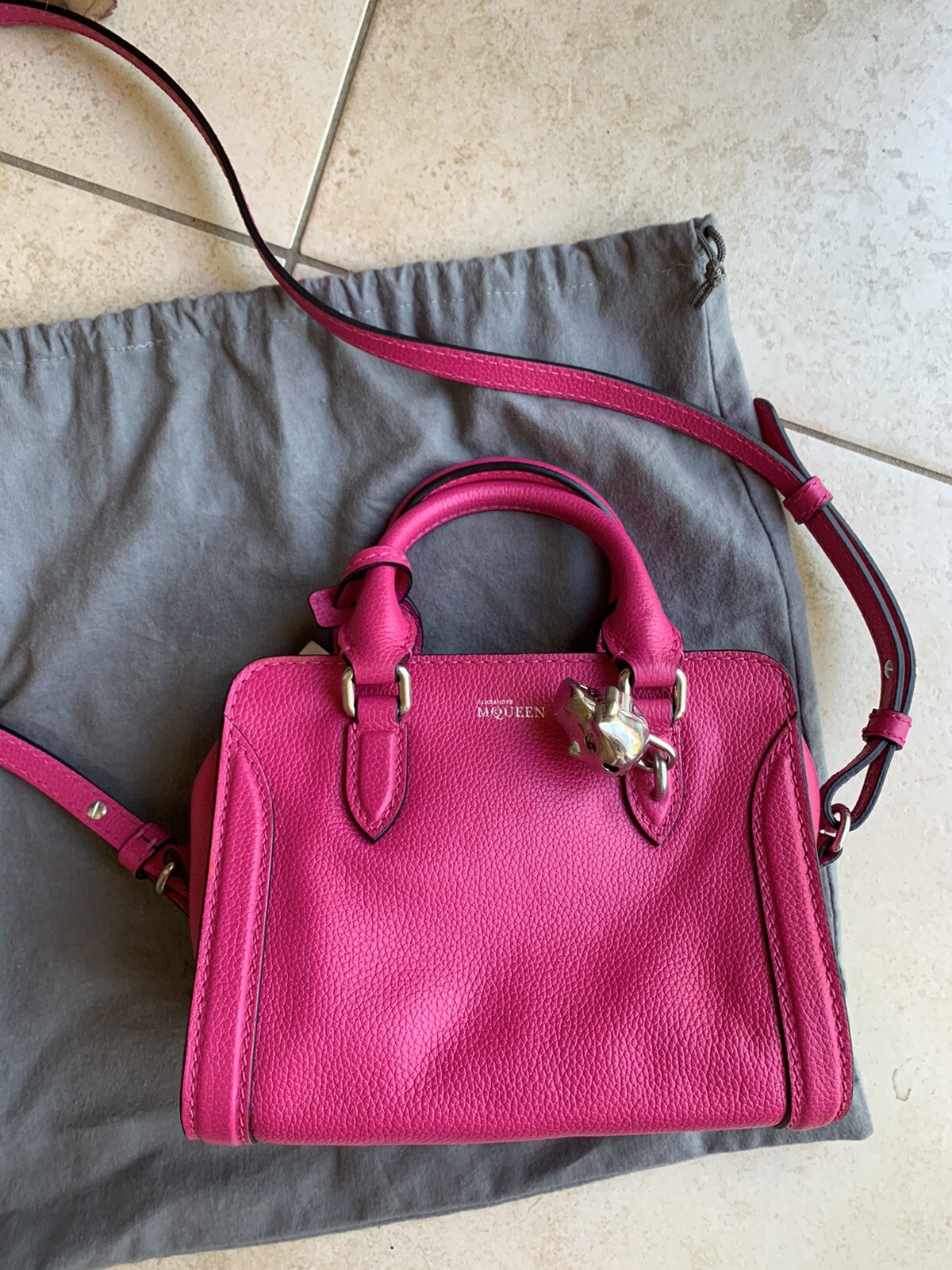 alexander mcqueen mini padlock crossbody bag