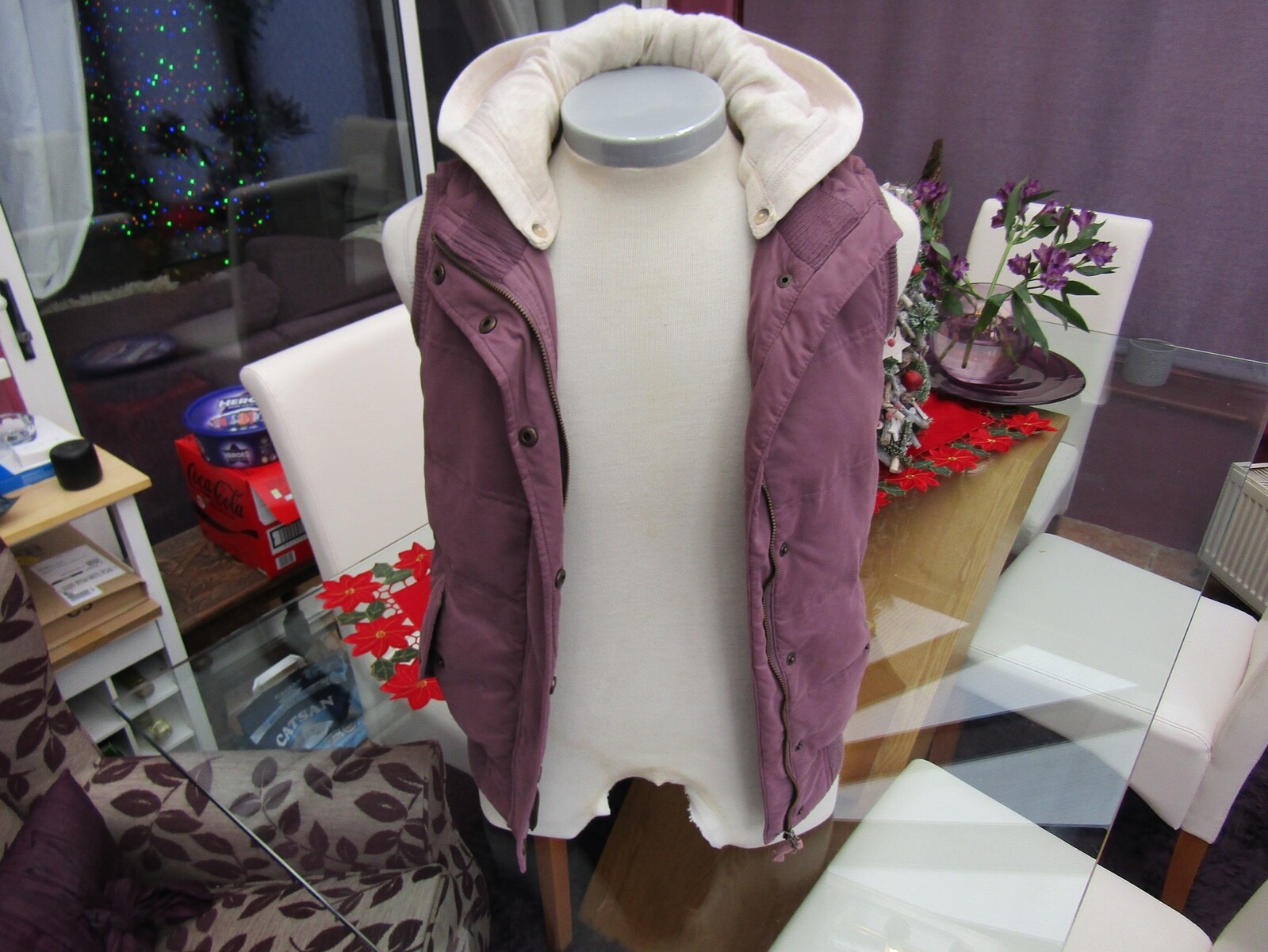 Fat Face  Ladies UK 6 Quilted Hooded Gillet - 36