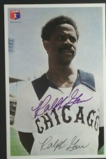 Ralph Garr 1976-79 Chicago White Sox Autographed 6x9 Signed Promo Photo JSA 
