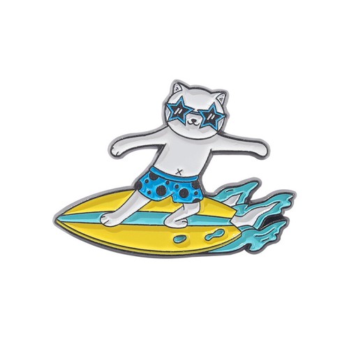 Enamel Pins Cartoon Animal Fruit Brooches Badge Denim jeans Lapel Pin Cute Gift - Foto 100 di 101
