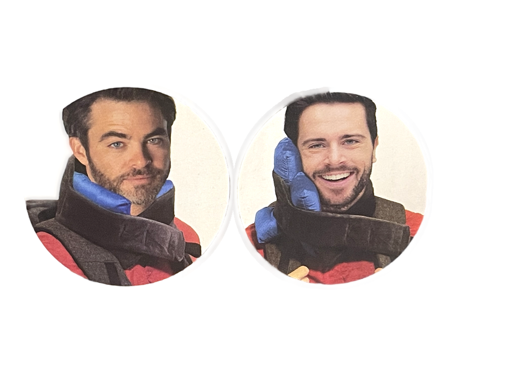 Custom-Fitted Collar Travel Pillow - New 12z Design - See Photos