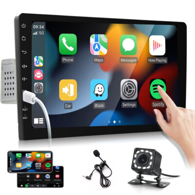 9'' Car Radio Apple/Android Carplay Bluetooth Single 1Din Stereo Touch Screen MP5