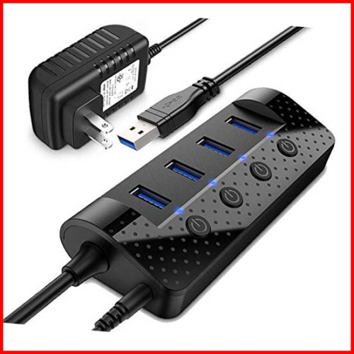 Cornwall Pak om te zetten onderhoud Powered USB Hub 3.0, atolla USB Hub with 4 USB 3.0 Data Ports and 1 USB  Smart 659103607168 | eBay