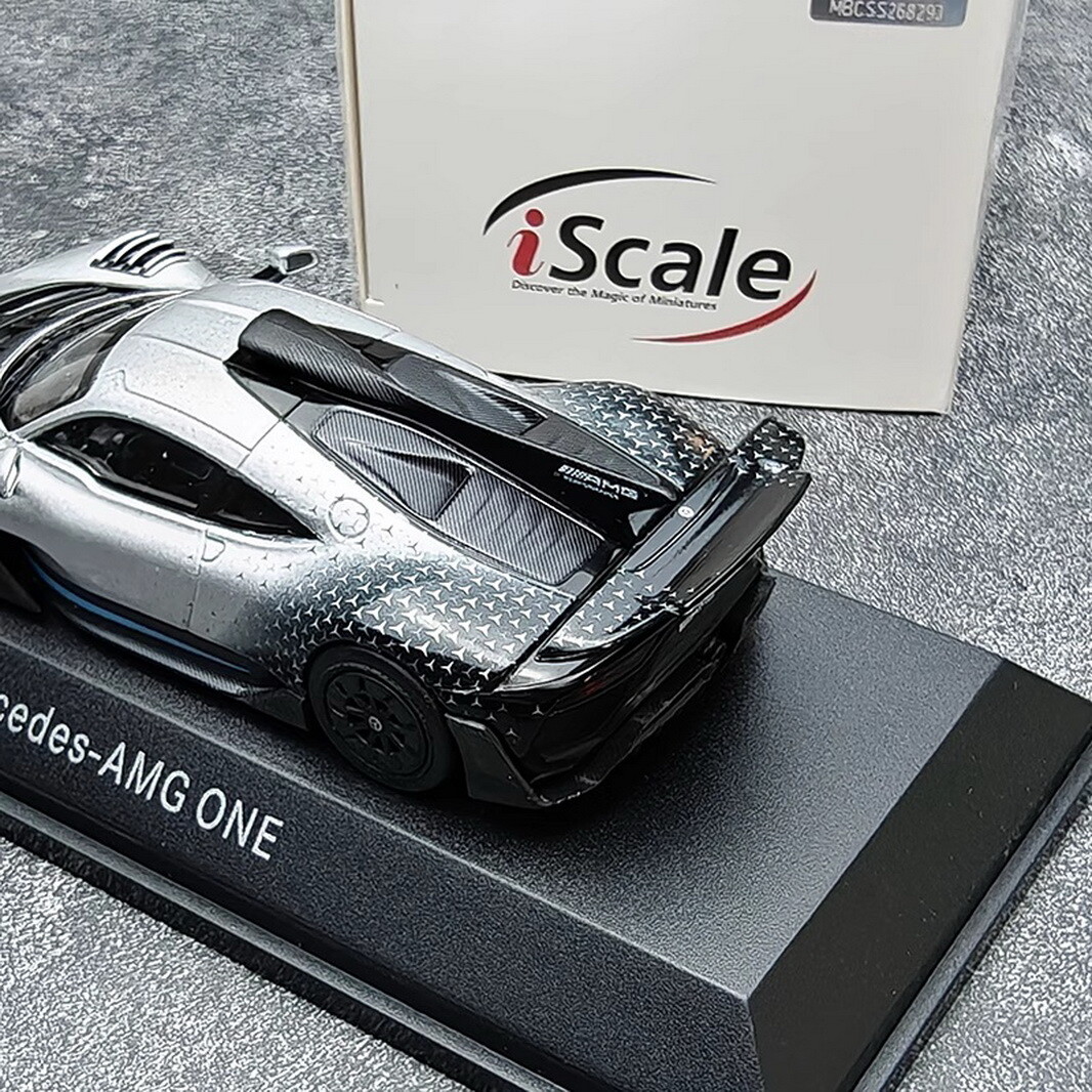 iScale 1/43 Scale Mercedes-Benz AMG One Silver Diecast Car Model