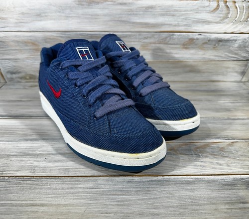 Vintage Nike GTS Canvas Unisex Sneaker Navy Sehr Selten Retro Schuhe - Bild 17 von 24