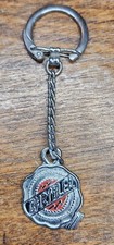 Vintage Nos 1940s 1950s Era Chrysler Keychain Shield Medallion Crest