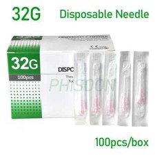 100pcs Painless small needle beauty ultrafine 32G 4mm,32G 13mm Korean NeedleTool
