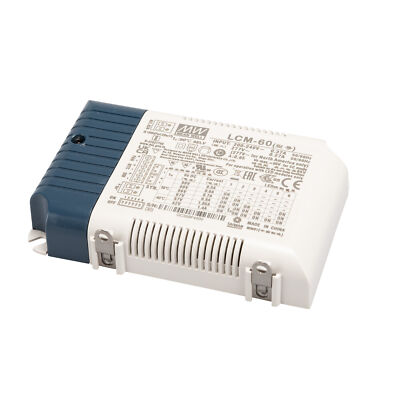 Mean Well LCM 25/40/60 Plastic Case Singl SNT 60W 0,5A-1,4A