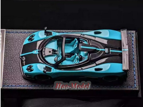 Peako 1/43 Pagani Zonda Uno Resin Diecast Model Car Ornaments Hobby Gifts Blue - Picture 3 of 5