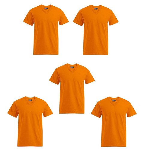 3er, 5er Pack Herren Promodoro Premium V-Neck T-Shirts veredelte Baumwolle S-5XL - Bild 37 von 88