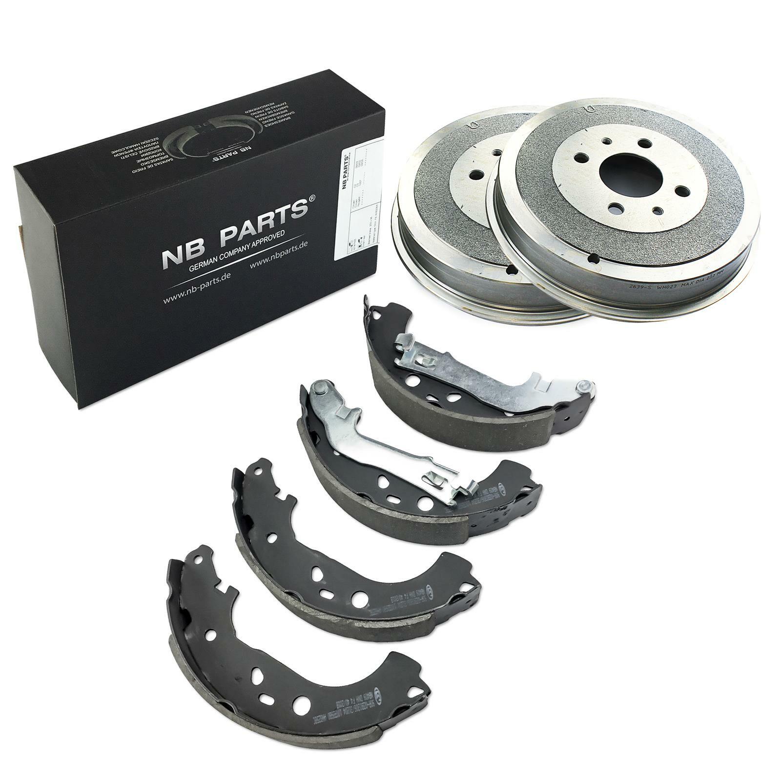 Rear Brake Drums Brake Shoes for Fiat Doblo 223 Fiorino 225 Idea 350 Lancia
