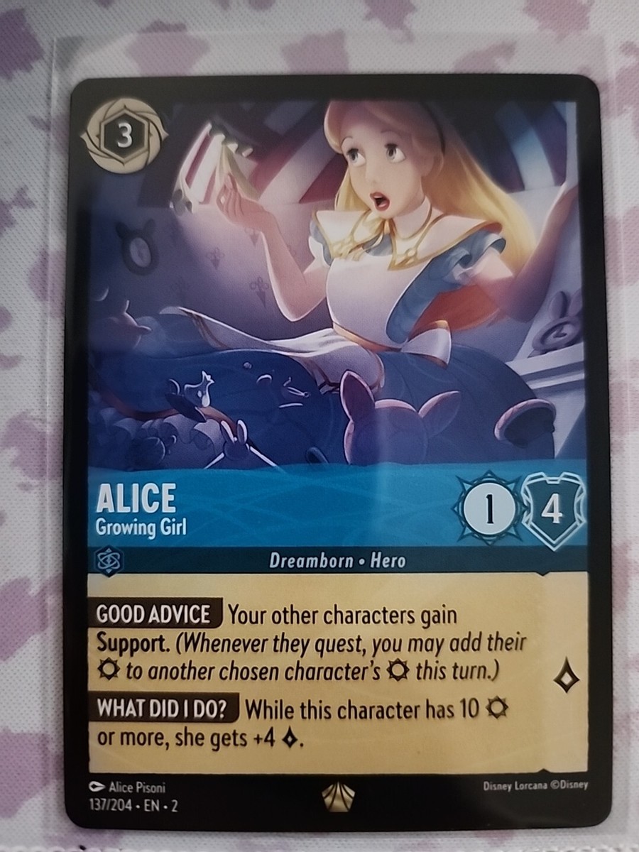 alice lorcana card Alice - Accidentally Adrift