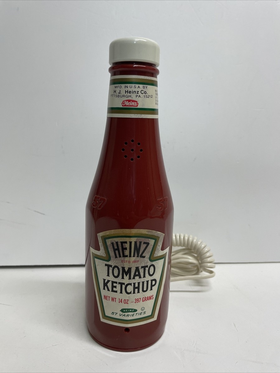 Vintage Heinz Tomato Ketchup Bottle phone in box with