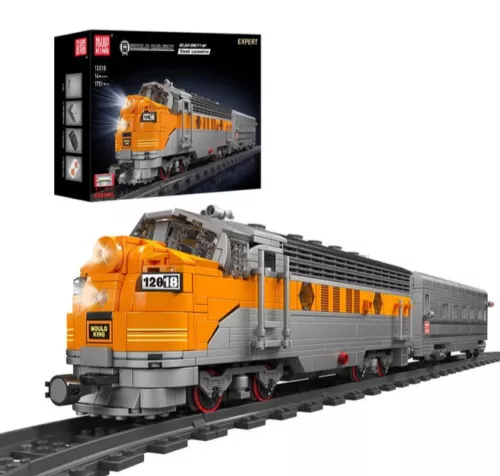 Mould King 12018 Diesel Lokomotive (RC+Licht)