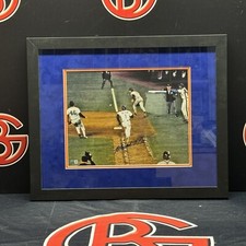 Mookie Wilson New York Mets Signed 11x14 Framed Photo Autographed Steiner CX