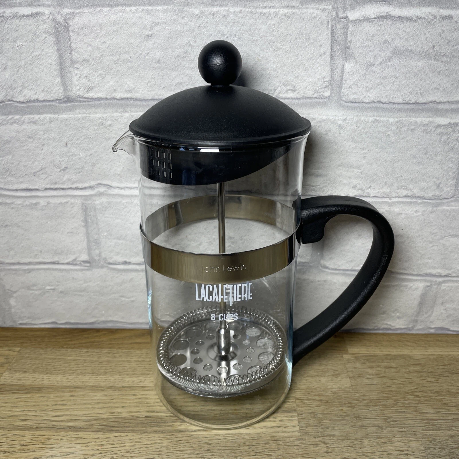 John Lewis La Cafetiere 8 cups Cafetière
