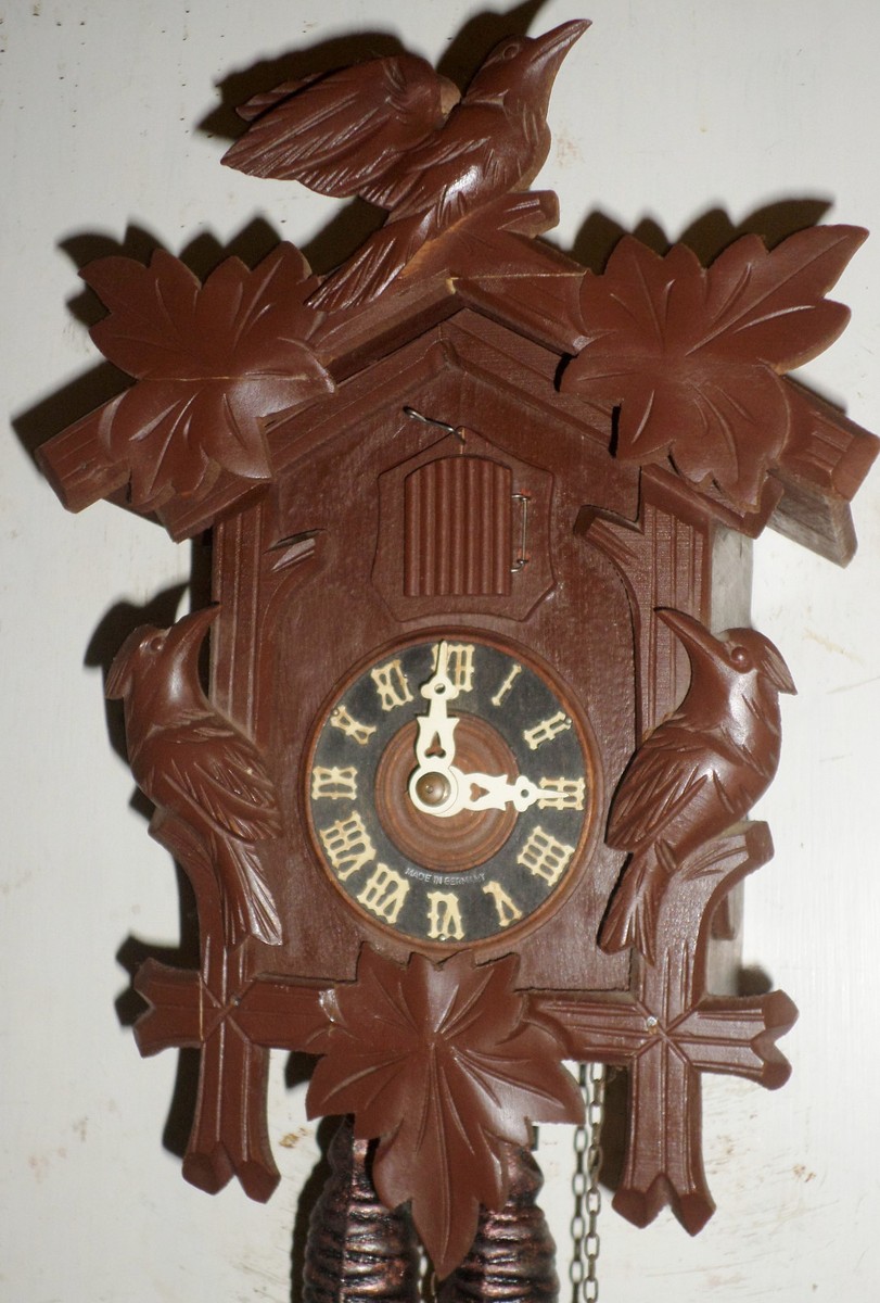 horloge à coucou Regula vintage, Allemagne de l'Ouest