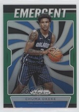 2019-20 Panini Prizm Emergent Green Prizm Chuma Okeke #6 Rookie RC n1u